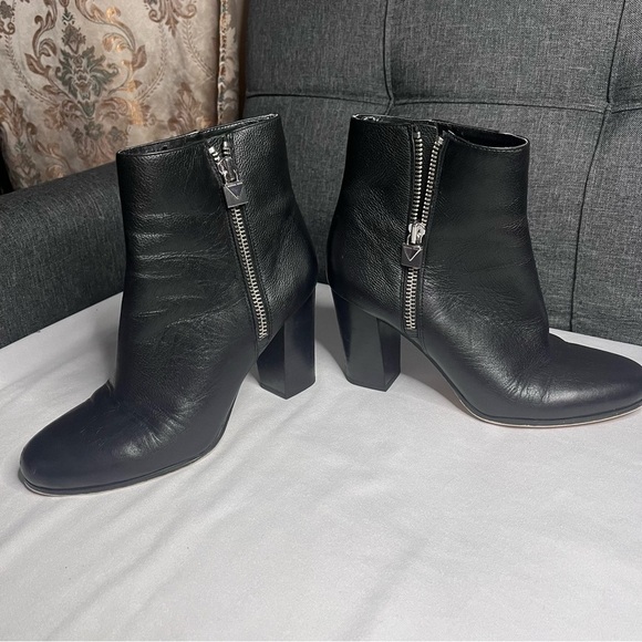 Michael Kors Black Heeled Boots - Picture 2 of 16